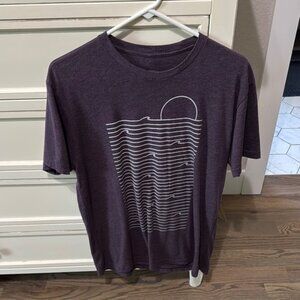 Purple Graphic Men's T-Shirt